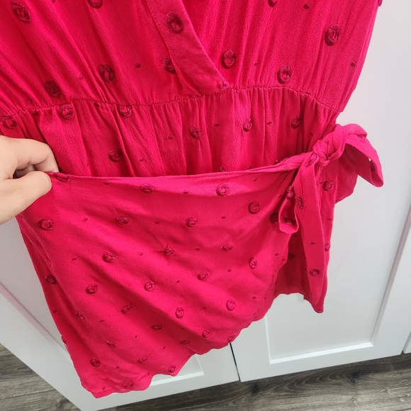 Anthropologie Ett:twa Greenbrier Embroidered Romper Pink Small - Picture 7 of 16